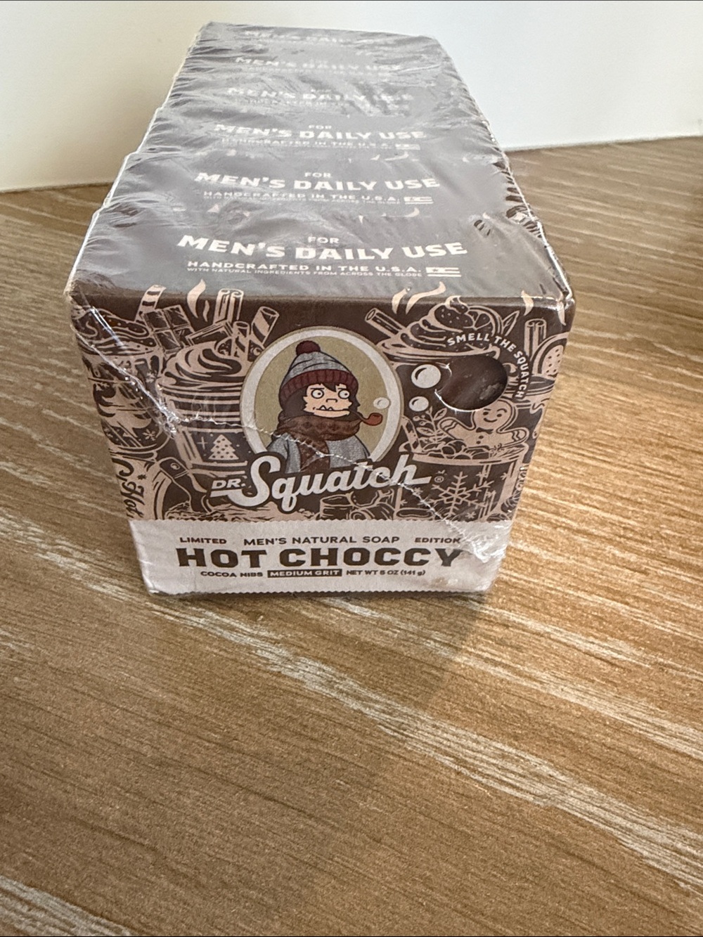 Bundle Dr. Squatch Hot Choccy Men's Soap Bar 6 pack